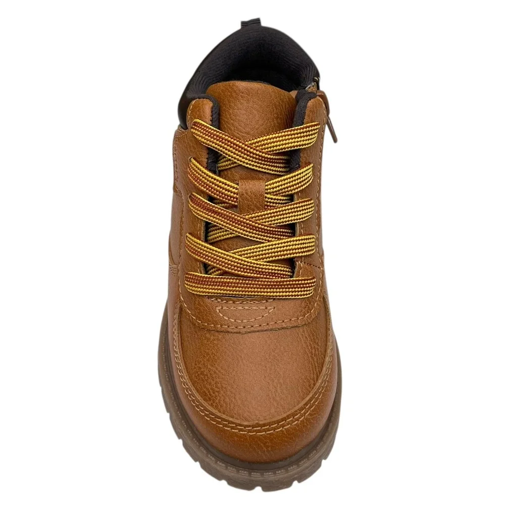 Carter's‎ Little Boys Boston Fashion Ankle Boot Size 11 Brown-Tan  Slip-on Style